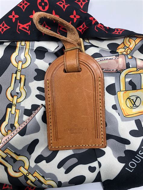 louis vuitton clothing tag|authentic louis vuitton luggage tag.